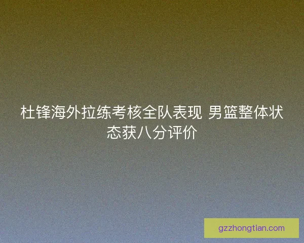 杜锋海外拉练考核全队表现 男篮整体状态获八分评价